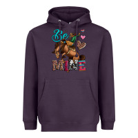 Plum be mine cowboy rodeo valentines day Heavyweight Hoodie - Jasminsmagicworld
