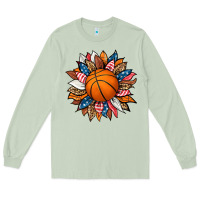 Matcha basketball sunflower Long Sleeve Tee - HRA Design Shop