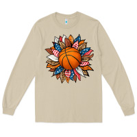 Mushroom basketball sunflower Long Sleeve Tee - HRA Design Shop