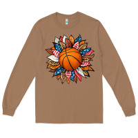 Toasted Coconut basketball sunflower Long Sleeve Tee - HRA Design Shop