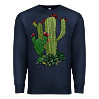 Navy cactus Premium Sweatshirt - Jasminsmagicworld