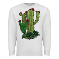 Oatmeal Heather cactus Premium Sweatshirt - Jasminsmagicworld