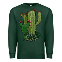 Sports Green cactus Premium Sweatshirt - Jasminsmagicworld