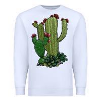 White cactus Premium Sweatshirt - Jasminsmagicworld