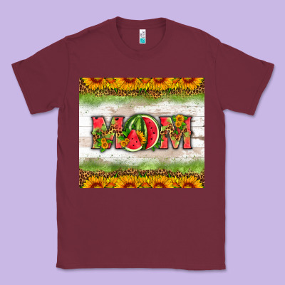 Mom Watermelon Classic Tee Designed By Hra Design Shop
