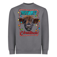 Storm Merry Christmas Calf Heavyweight Sweatshirt - RanaPortraitStore