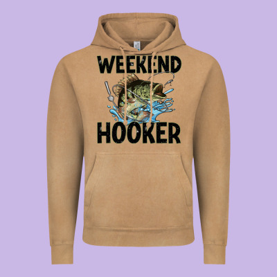 Weekend Hooker Vintage Hoodie Designed By Jahusdesignshop