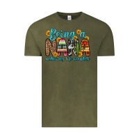 Vintage Olive being a nana makes my life complete Vintage Tee - Zillion Design Studio