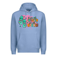 Colony Blue if you aint crockin you aint rockin Premium Hoodie - MaliasSmallBusiness