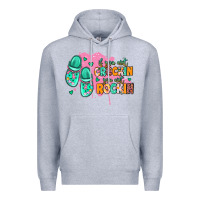 Heather Grey if you aint crockin you aint rockin Premium Hoodie - MaliasSmallBusiness