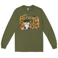 Army Green senior 2023 Long Sleeve Tee - RacoonDesign