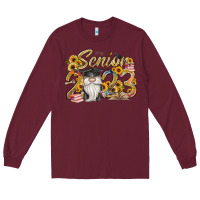 Burgundy senior 2023 Long Sleeve Tee - RacoonDesign