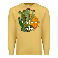 Antique Gold cactus go sit on a cactus Premium Sweatshirt - Jasminsmagicworld