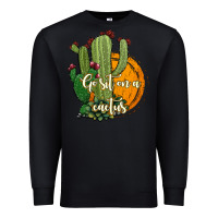 Black cactus go sit on a cactus Premium Sweatshirt - Jasminsmagicworld