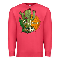 Cardinal cactus go sit on a cactus Premium Sweatshirt - Jasminsmagicworld
