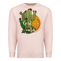 Pale Pink cactus go sit on a cactus Premium Sweatshirt - Jasminsmagicworld