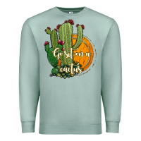 Seafoam cactus go sit on a cactus Premium Sweatshirt - Jasminsmagicworld