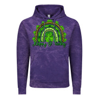 St. Patricks Day Happy Go Lucky Vintage Hoodie | Teevron