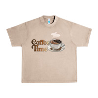 French Oak coffee time Urban Heavy Tee - BarkalooDesign