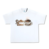 White coffee time Urban Heavy Tee - BarkalooDesign