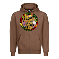 Chestnut christmas happy new year Zipper Hoodie - Artiststas