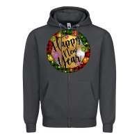 Smoke christmas happy new year Zipper Hoodie - Artiststas