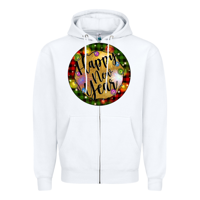 Christmas Happy New Year Zipper Hoodie by Artiststas | Teevron