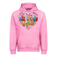 Fuchsia Pink 100 days of school Urban Hoodie - Artiststas