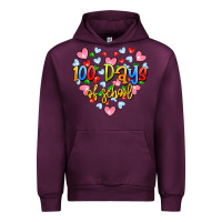 Mauve Wine 100 days of school Urban Hoodie - Artiststas
