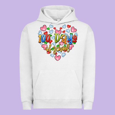 100 Days Of School Urban Hoodie Designed By Artiststas