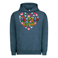 Pigment Midnight Navy 100 days of school Urban Hoodie - Artiststas