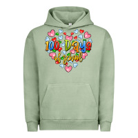 Pigment Oil Green 100 days of school Urban Hoodie - Artiststas