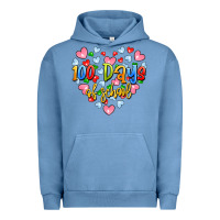 Pigment Pebble Blue 100 days of school Urban Hoodie - Artiststas