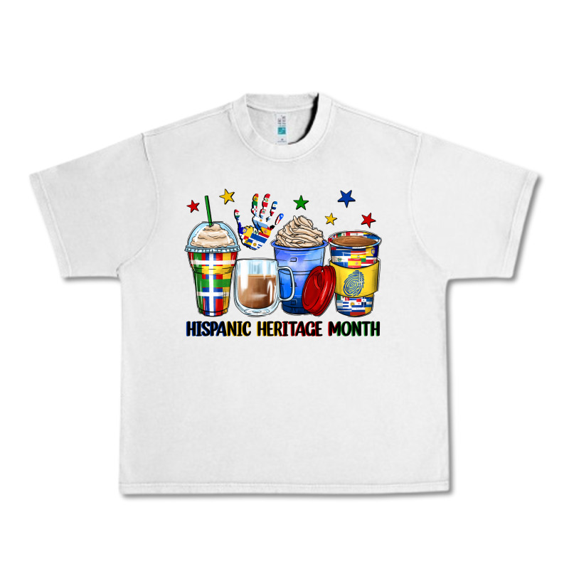 Hispanic Heritage Month Coffee Cups Urban Heavy Tee by Zillion Design Studio | Teevron