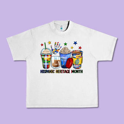 Hispanic Heritage Month Coffee Cups Urban Heavy Tee Designed By Zillion Design Studio