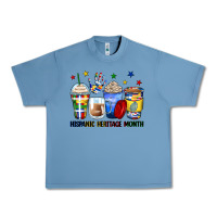 Pebble Blue hispanic heritage month coffee cups Urban Heavy Tee - Zillion Design Studio