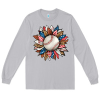 Moon Dust baseball sunflower Long Sleeve Tee - HRA Design Shop