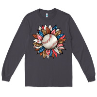 Smoke baseball sunflower Long Sleeve Tee - HRA Design Shop