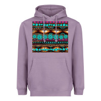 Lavender leopard aztec turquoise jewelry Heavyweight Hoodie - BarkalooDesign
