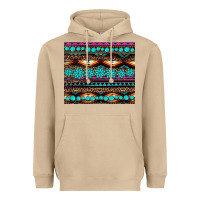 Mushroom leopard aztec turquoise jewelry Heavyweight Hoodie - BarkalooDesign