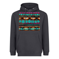 Smoke leopard aztec turquoise jewelry Heavyweight Hoodie - BarkalooDesign