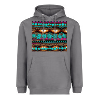 Storm leopard aztec turquoise jewelry Heavyweight Hoodie - BarkalooDesign