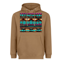 Toasted Coconut leopard aztec turquoise jewelry Heavyweight Hoodie - BarkalooDesign