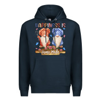 Navy happiness is homemade Premium Hoodie - MaliasSmallBusiness