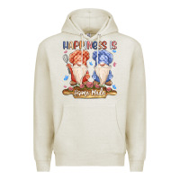 Oatmeal Heather happiness is homemade Premium Hoodie - MaliasSmallBusiness