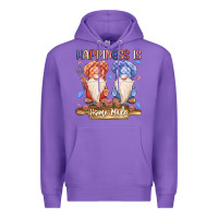 Purple happiness is homemade Premium Hoodie - MaliasSmallBusiness