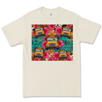 Bone school bus leopard cowhide Premium Tee - Artiststas