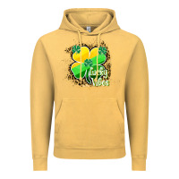 Vintage Mustard lucky vibes Vintage Hoodie - RanaPortraitStore