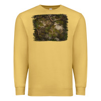 Antique Gold green hunter camouflage pattern brushstroke Premium Sweatshirt - Jasminsmagicworld