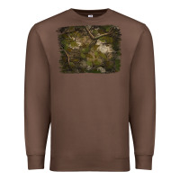 Chestnut green hunter camouflage pattern brushstroke Premium Sweatshirt - Jasminsmagicworld